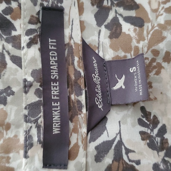 EDDIE BAUER Wrinkle Free Shaped Fit Long Sleeve Button Down Shirt SIZE: S - Picture 11 of 11